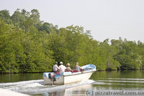 Boat for river trips