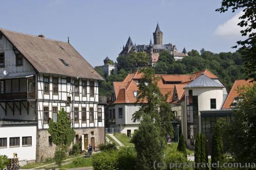 View of the castle from the Am Jaegerkopf street