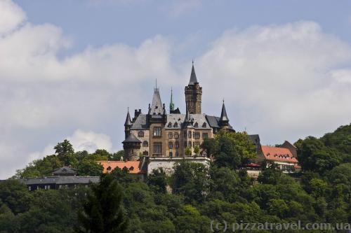 View of the castle from Lindenbergstrasse