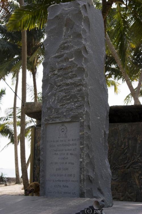 Tsunami memorial near Galle