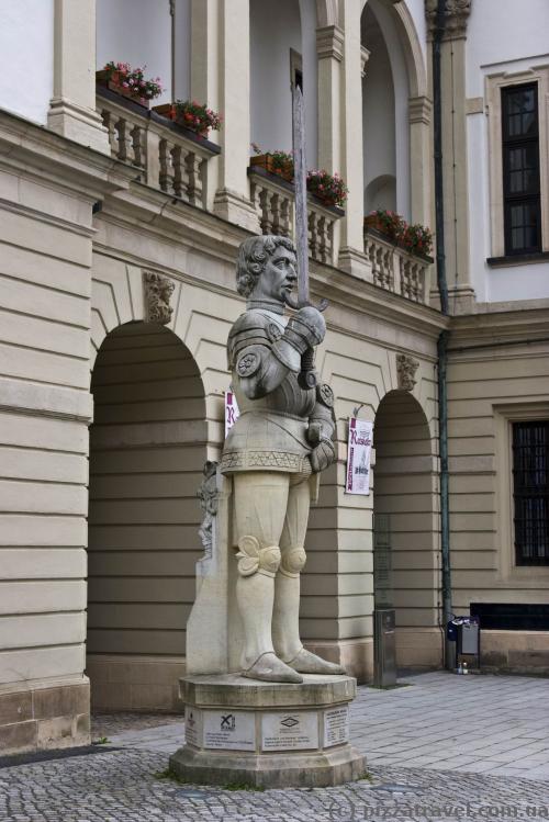 Sculpture of Roland in Magdeburg