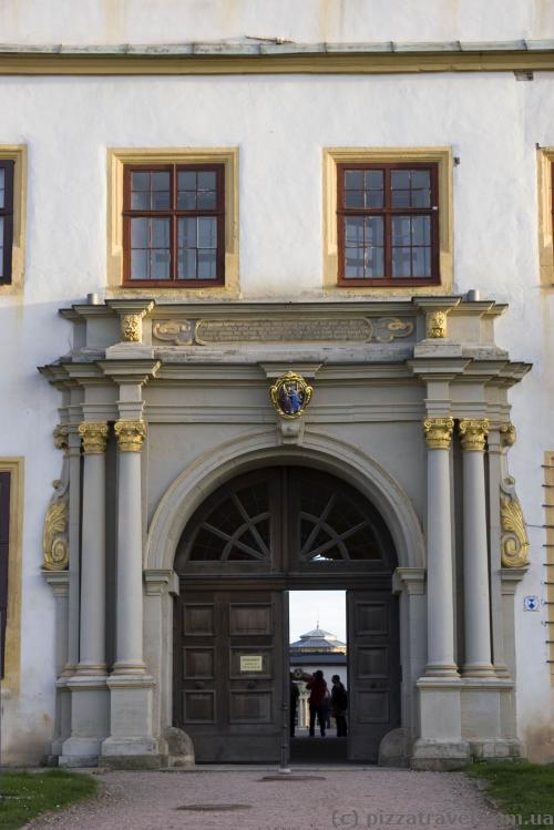 Entrance to the Friedenstein Castle 