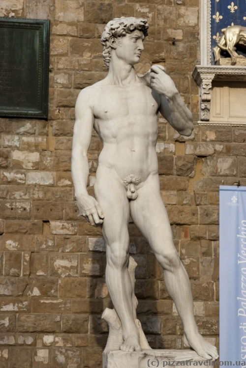 Копия Давида, скульптуры Микеланджело