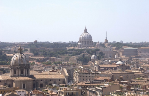 View of Rome from the Altare della Patria