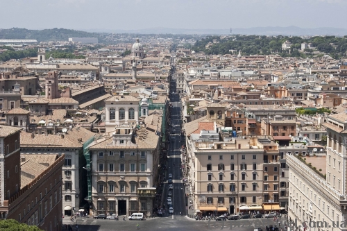 View of Rome from the Altare della Patria