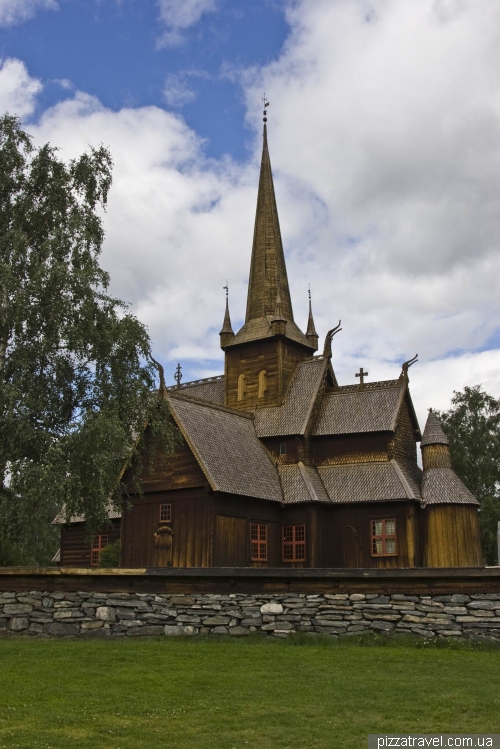 Wooden church in Lom