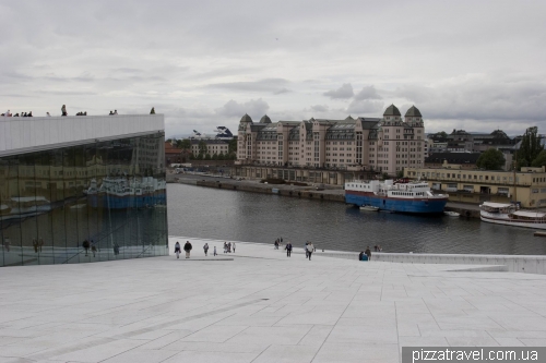 Roof of the Opera House in Oslo
