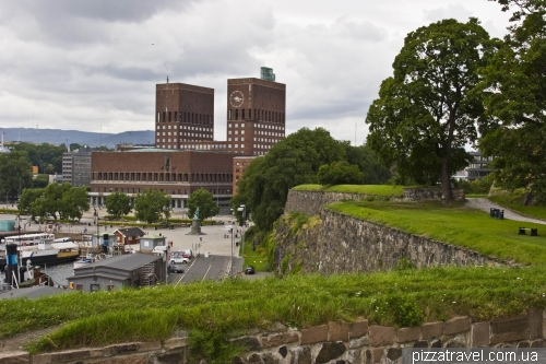 Akershus Fortress and Oslo City Hall