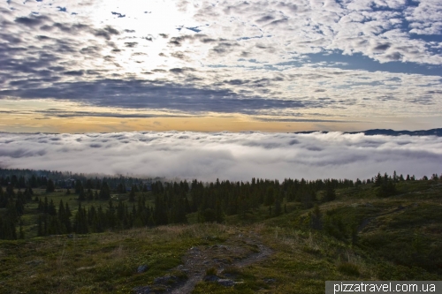 Красивые пейзажи возле отеля Storefjell Resort