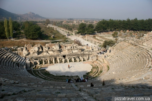 Large theater in Ephesus