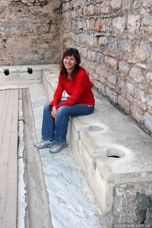 Toilet in Ephesus