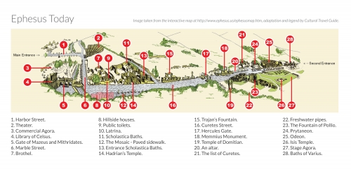 Map of Ephesus