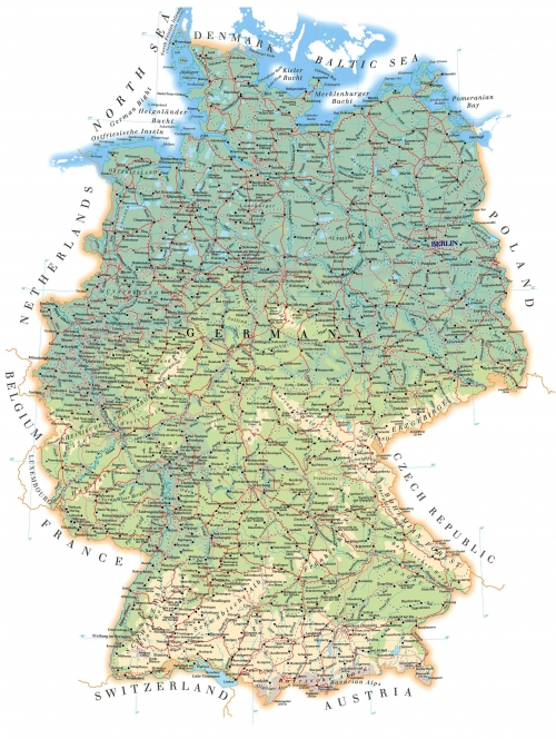 Map of Germany