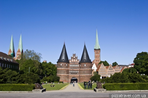 Holstein Gate in Lübeck