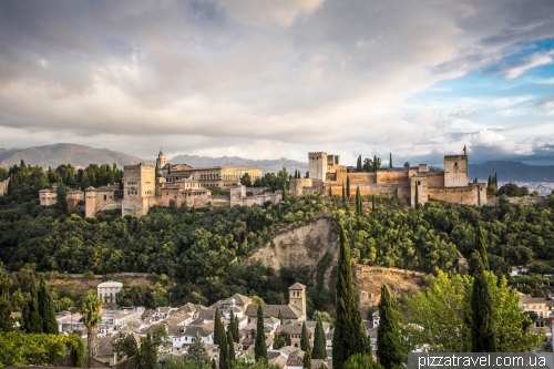 View of the Alhambra from the San Nikolas viewpoint