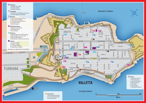 Valletta map