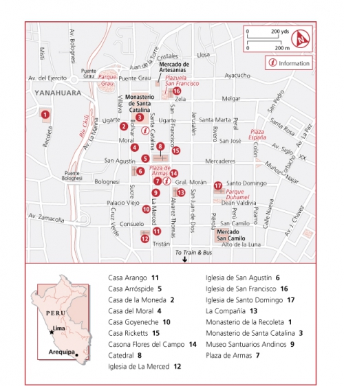 Map of Arequipa