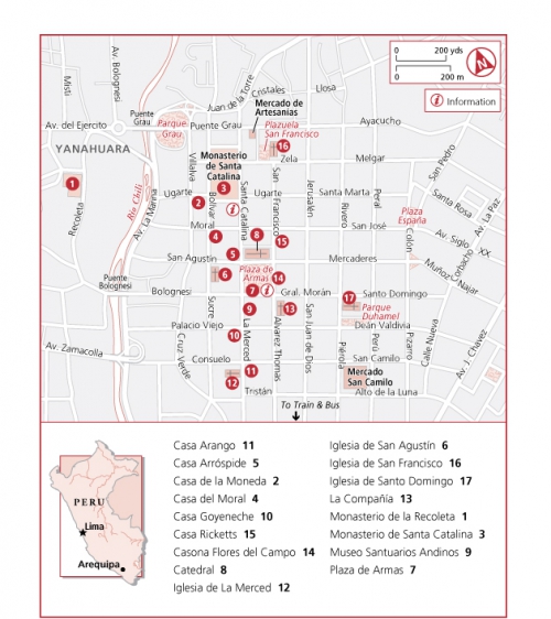 Map of Arequipa