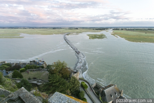 High tide at Mont Saint Michel