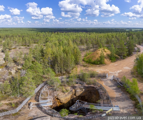 The Devil's Nest (Jalasjarvi), the deepest ground erosion in Europe