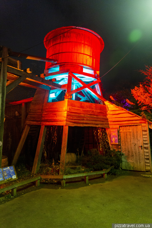 Різдвяне підсвічування у зоопарку Ганновера (Christmas Garden Hannover)