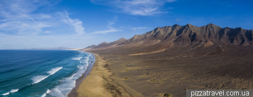 Cofete beach in Fuerteventura