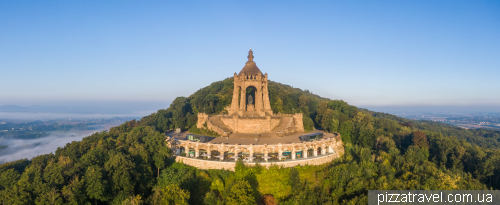 Monument to Kaiser Wilhelm I in Porta Westfalica