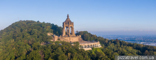 Monument to Kaiser Wilhelm I in Porta Westfalica