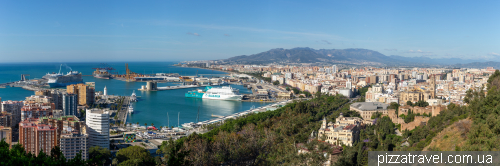 Gibralfaro Viewpoint in Malaga