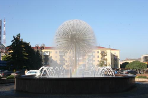 Fountain on the Nezalezhnosti (Independence) Street