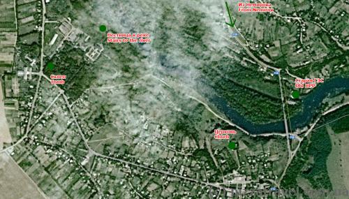 Pechora, Vinnytsia region, the map