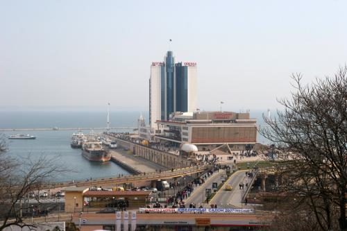 Odessa sea port. Odessa hotel