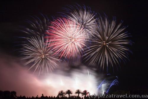 Fireworks festival in Hannover