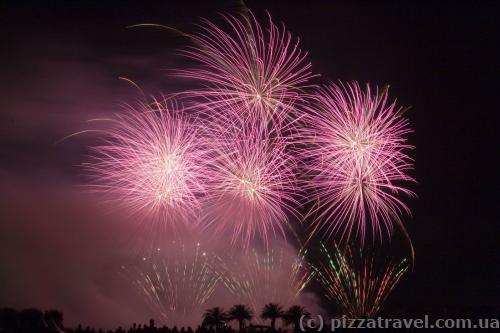Fireworks festival in Hannover
