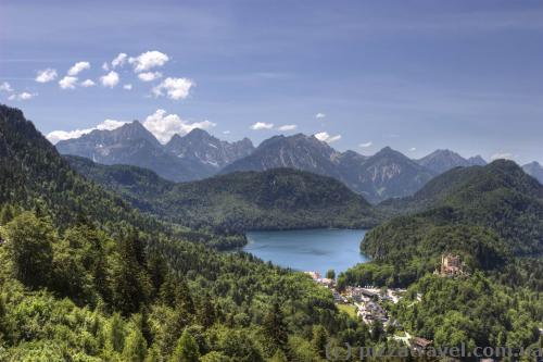 View from the Neuschwanstein Castle