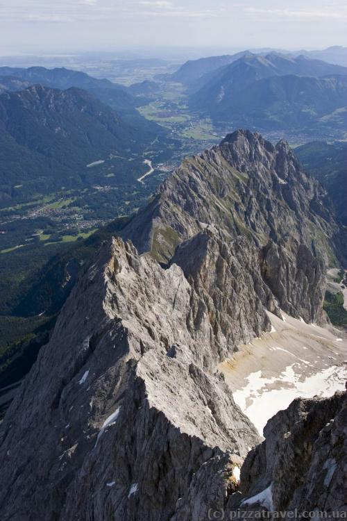 View from Zugspitze