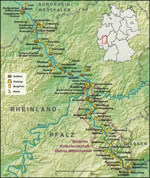 Castles of the Rhine valley