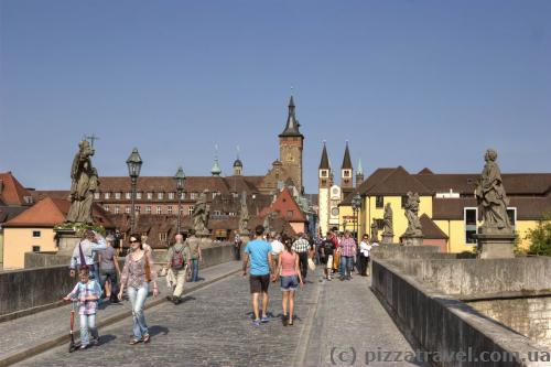 Old bridge in Wuerzburg