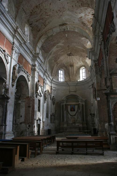 Inside the church