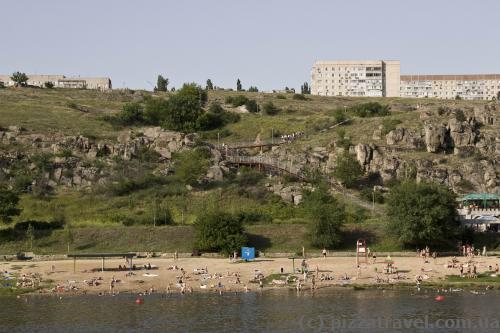 Городской пляж в Южноукраинске